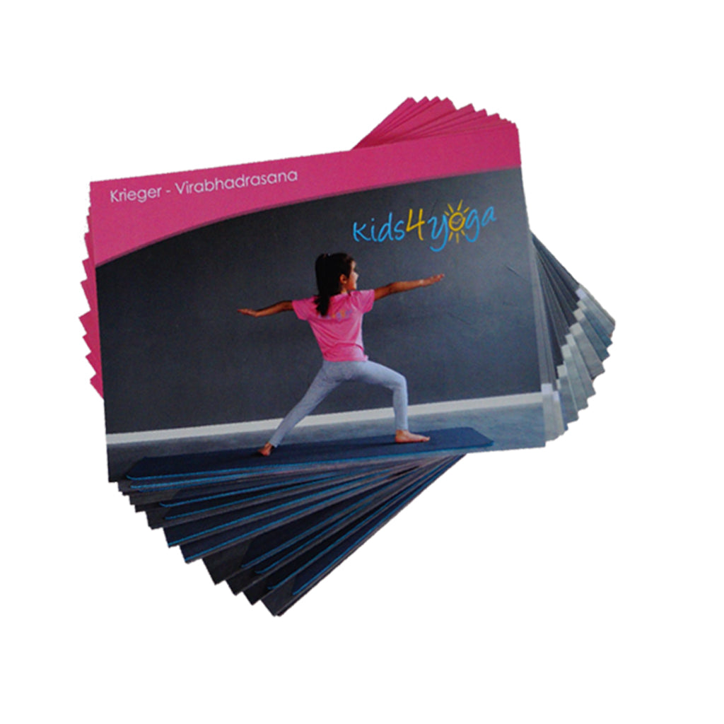 Yoga Asana Karten – 42 Yogakarten mit unterschiedlichen Asana Yogas für Kinder
